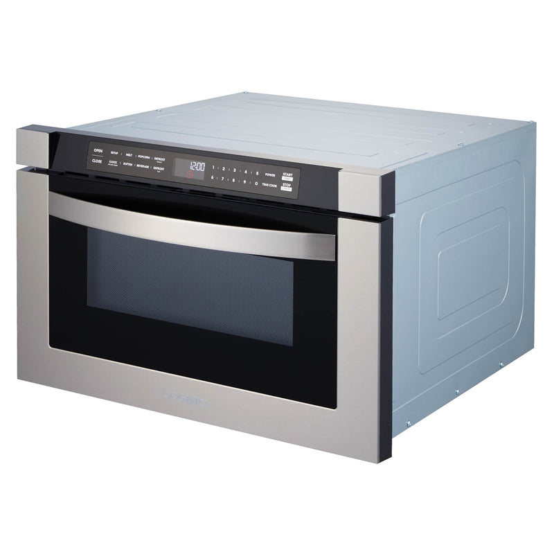 Cosmo 24-Inch 1.2 Cu. Ft. Built-in Microwave Drawer in Stainless Steel COS-12MWDSS