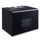 Cosmo 24-Inch 1.34 Cu. Ft. Over the Range Microwave in Stainless Steel and Black Glass COS-2413ORM1SS
