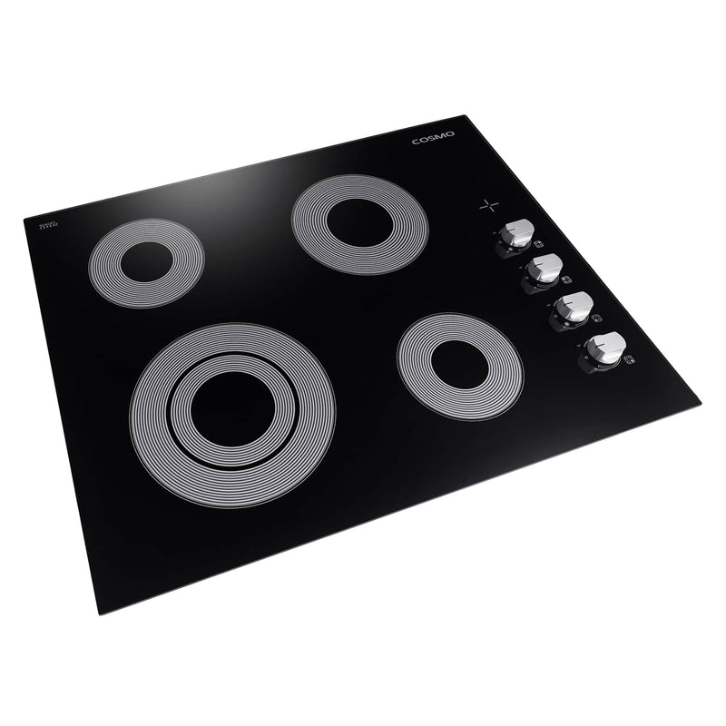 Cosmo 24-Inch Electric Ceramic Glass Cooktop with 4 Elements COS-244ECC