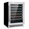 Cosmo 24-Inch 48 Bottles Capacity Wine Cooler in Stainless Steel COS-24BIWCS