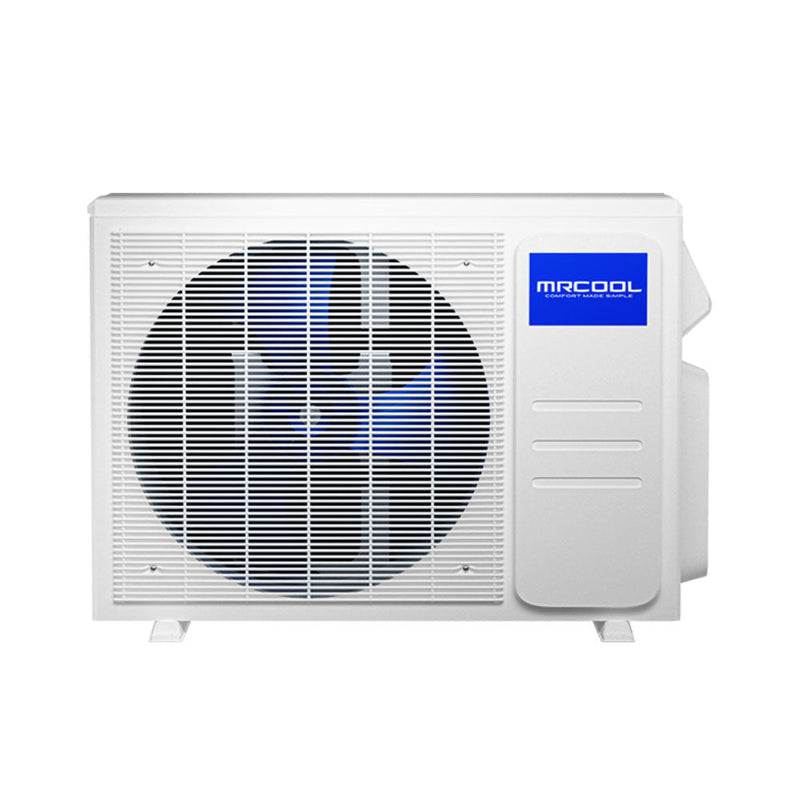 MRCOOL DIY 4th Gen Mini Split - 2-Zone 36,000 BTU Ductless Air Conditioner and Heat Pump with 24K + 9K Air Handlers, 50 ft. Linesets, and Install Kit