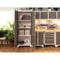 NewAge Bold Series 3 Piece Cabinet Set With Slatwall, Wall Cabinets and 48 in. Display Shelf