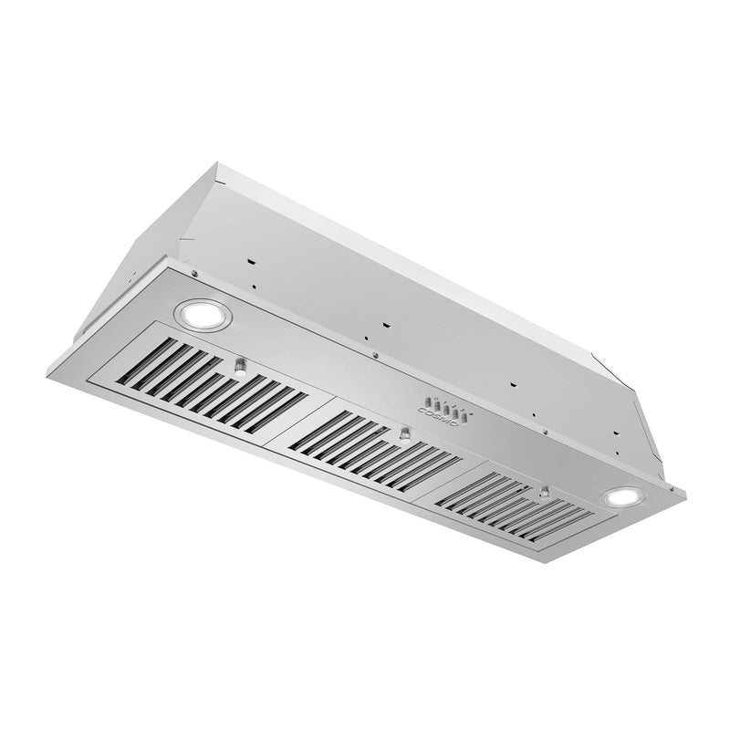 Cosmo 36-Inch 380 CFM Ducted Insert Range Hood in Stainless Steel COS-36IRHP