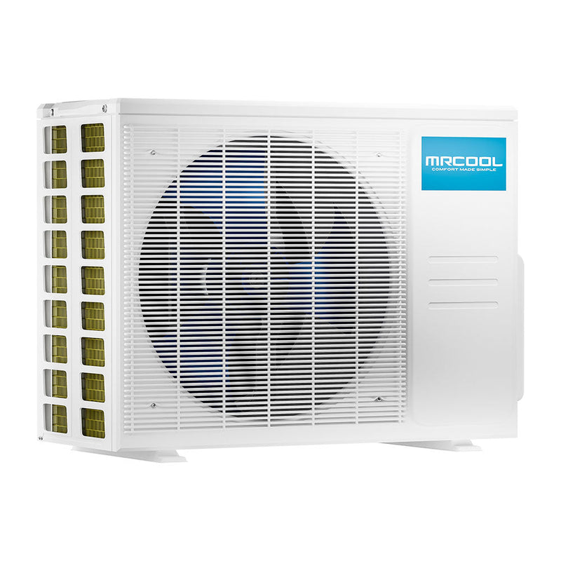 MRCOOL DIY 4th Gen Mini Split - 2-Zone 48,000 BTU Ductless Air Conditioner and Heat Pump with 36K + 18K Air Handlers, 25 ft. Line Sets, and Install Kit