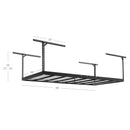 NewAge VersaRac Pro 4 ft. x 8 ft. Height-Adjustable Overhead Rack in Black