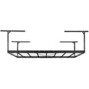 NewAge VersaRac Pro 4 ft. x 8 ft. Height-Adjustable Overhead Rack in Black