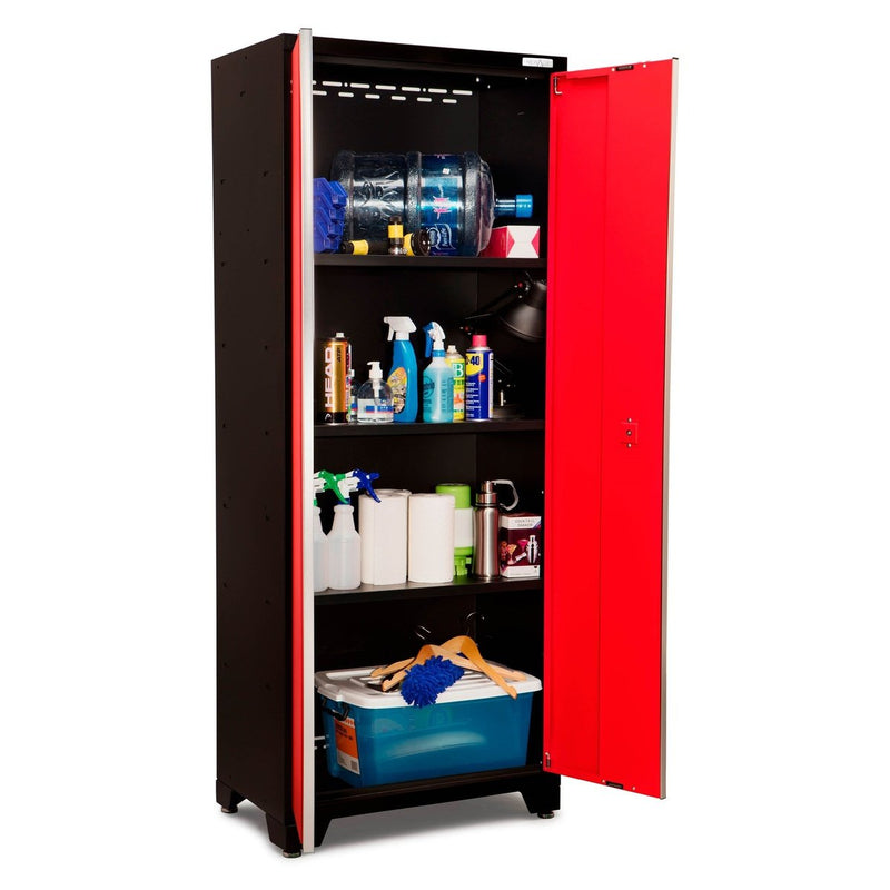 NewAge Bold Series 12 Piece Cabinet Set With Project Center, Tool Drawer, Base, Wall Cabinets and Locker