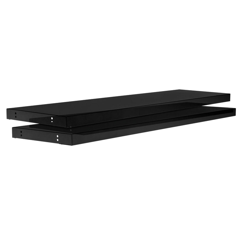 NewAge Pro Series 56" Display Wall Shelf Set (Pack of 2) - Black