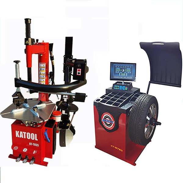 Katool | Tire Changer KT-T835 & Wheel Balancer KT-B750 Combo