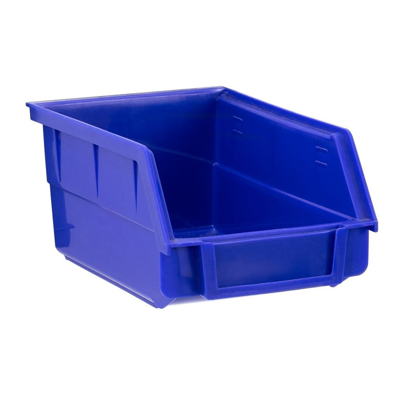 NewAge Steel Slatwall Blue Parts Bins (Pack of 4)