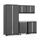 NewAge Pro Series 6 Piece Cabinet Set With Base, Wall Cabinet, Locker and Utility Cart