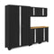 NewAge Bold Series 6 Piece Cabinet Set With Base, Wall Cabinets and 48 in. RTA Locker