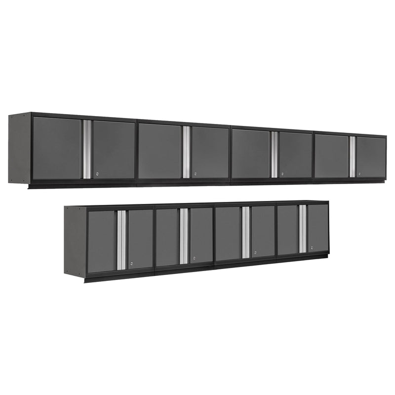 NewAge Pro Series 8 Piece Cabinet Set With 28 in. and 42 in. Wall Cabinets