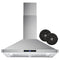 Cosmo 30-Inch 380 CFM Ducted Wall Mount Range Hood in Stainless Steel COS-63175S