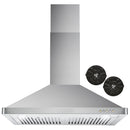 Cosmo 30-Inch 380 CFM Ducted Wall Mount Range Hood in Stainless Steel COS-63175
