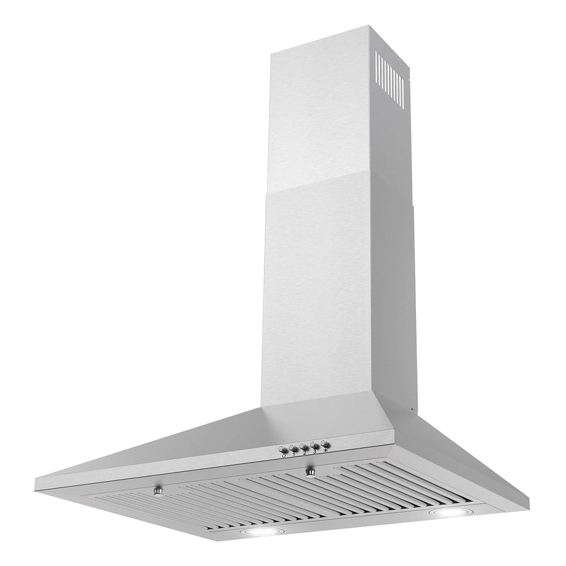 Cosmo 24-Inch 220 CFM Ducted Wall Mount Range Hood in Stainless Steel COS-6324EWH