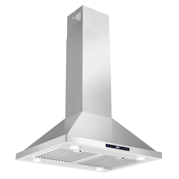 Cosmo 30-Inch 380 CFM Island Range Hood in Stainless Steel COS-63ISS75