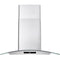 Cosmo 30-Inch 380 CFM Ducted Wall Mount Range Hood in Stainless Steel with Tempered Glass COS-668AS750
