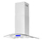 Cosmo 36-Inch 380 CFM Island Range Hood in Stainless Steel with Tempered Glass COS-668ICS900-DL