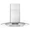 Cosmo 30-Inch 380 CFM Ducted Wall Mount Range Hood in Stainless Steel with Tempered Glass COS-668WRCS75