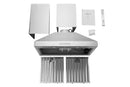 Hauslane 30 Inch Wall Mount Range Hood with Stainless Steel Filters in Stainless Steel, WM530SS30P
