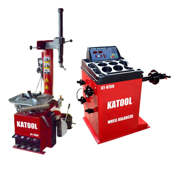 Katool | Tire Changer KT-T800 & Wheel Balancer KT-B700 Combo