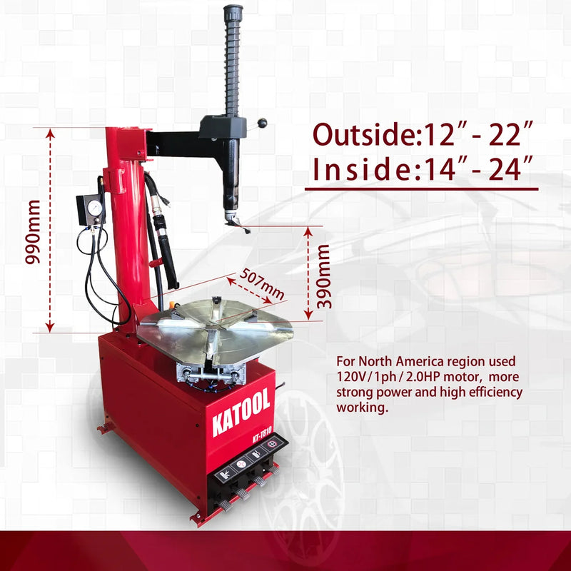 Katool | KT-T810 Wheel Clamp Tire Changer Machine