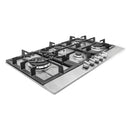 Cosmo 30-Inch Gas Cooktop with 5 Brass Burners in Stainless Steel COS-850SLTX-E