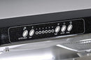 Hauslane 30 Inch Under Cabinet Self-Clean Range Hood with Grease Catchers and Black Trim in Stainless Steel, UCC395SS30