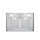 Cosmo 30-Inch 380 CFM Ducted Wall Mount Range Hood in Stainless Steel with Tempered Glass COS-668WRC75