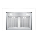 Cosmo 30-Inch 380 CFM Ductless Wall Mount Range Hood in Stainless Steel with Tempered Glass COS-668WRC75-DL
