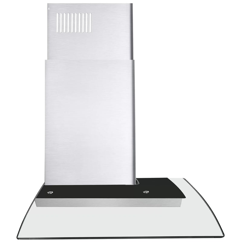 Cosmo 36-Inch Ducted Wall Mount Range Hood in Stainless Steel with Tempered Glass COS-668A900