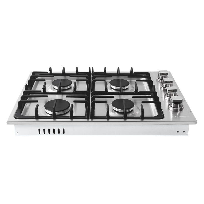 Cosmo 30-Inch Gas Cooktop with 4 Burners in Stainless Steel  COS-DIC304