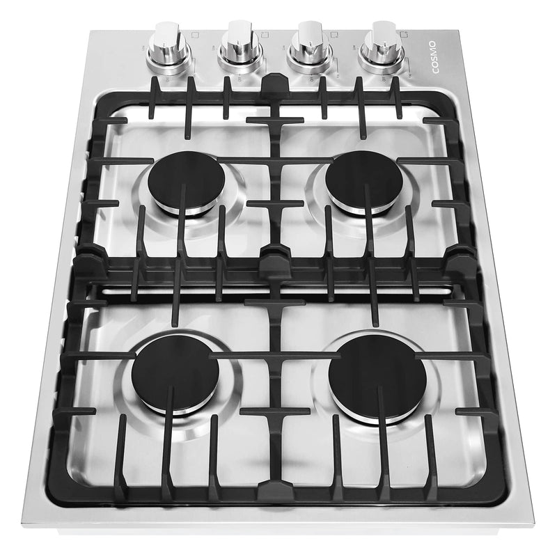 Cosmo 30-Inch Gas Cooktop with 4 Burners in Stainless Steel  COS-DIC304