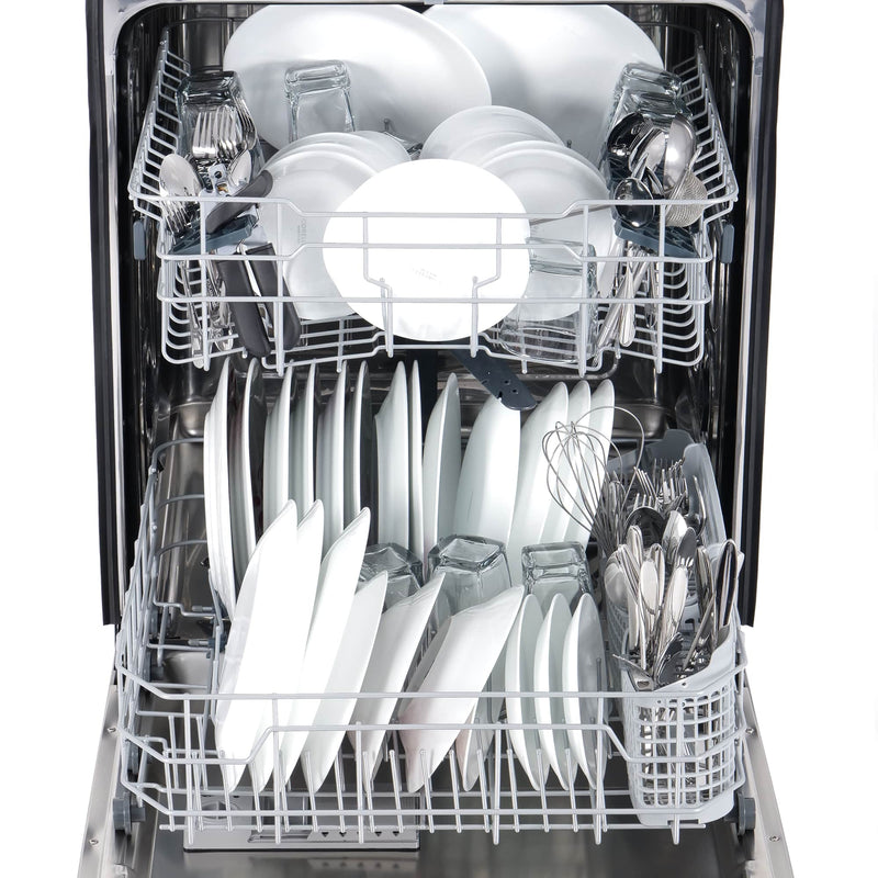 Cosmo 24-Inch Built-In Tall Tub Dishwasher Fingerprint Resistant Stainless Steel COS-DIS6502