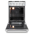 Cosmo 24-Inch Slide-In Freestanding Gas Range with 4 Sealed Burners in Stainless Steel - COS-EPGR244