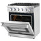 Cosmo 30 -Inch Slide-In Freestanding Gas Range with 5 Sealed Burners in Stainless Steel (COS-EPGR304)