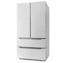 Cosmo 36-Inch 22.5 Cu.Ft Counter Depth French Door Refrigerator with Recessed Handle in Stainless Steel COS-FDR225RHSS
