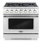 Cosmo 36-Inch 4.5 Cu. Ft. Gas Range with 6 Italian Burners in Stainless Steel - COS-GRP366