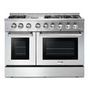 Thor Kitchen 48 Inch Professional Dual Fuel Gas Range in Stainless Steel HRD4803U