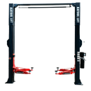 Katool | KT-AS110D Two Post Asymmetrical Vehicle Lift 11,000lbs Single Point Lock Release