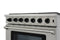 Thor Kitchen 36 Inch LP Range in Stainless Steel LRG3601ULP