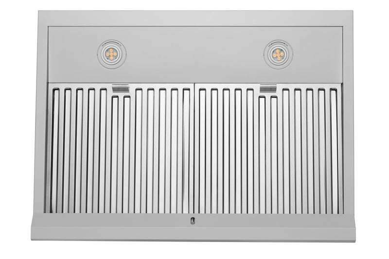 Hauslane 30 Inch Under Cabinet Touch Control Range Hood with Stainless Steel Filters in Matte White, UCPS18WHT30