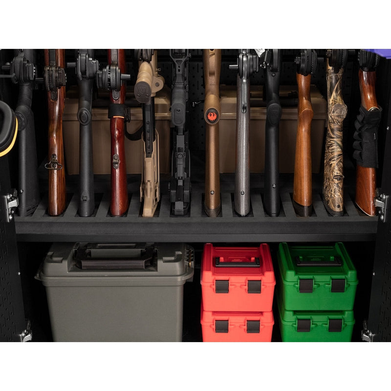 NewAge Secure Gun Cabinet Accessory - 36 in. 12 Gun Stock Rest