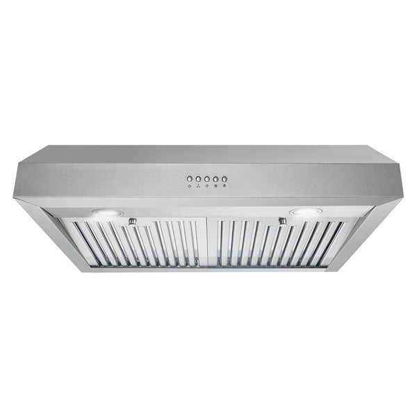 Cosmo 30-Inch 380 CFM Ductless Under Cabinet Range Hood in Stainless Steel UC30-DL