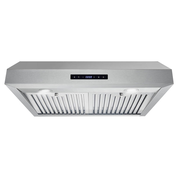 Cosmo 30-Inch 380 CFM Ducted Under Cabinet Range Hood in Stainless Steel UMC30