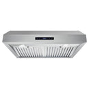 Cosmo 30-Inch 380 CFM Ductless Under Cabinet Range Hood in Stainless Steel (UMC30-DL)