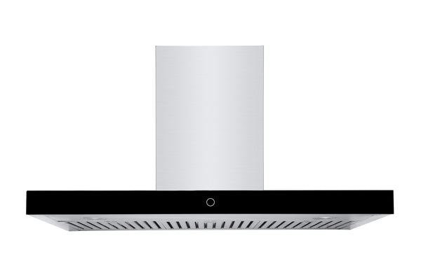 Hauslane 30 Inch Wall Mount Touch Control T-Shaped Range Hood with Stainless Steel Filters in Stainless Steel, WM739SS30