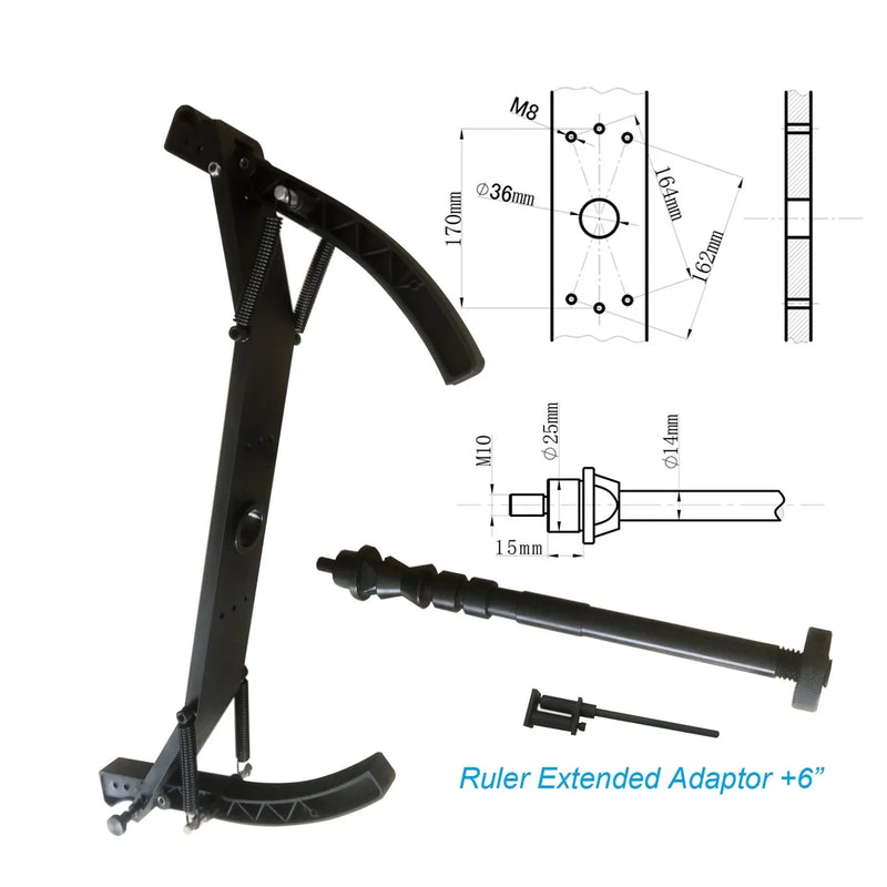 Katool | KT-MC2 Motorcycle Wheel Adaptor for Wheel Balancer