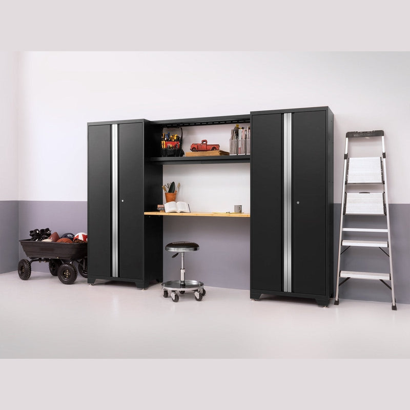 NewAge Bold Series 6 Piece Cabinet Set With Base, Wall Cabinets and 30 in. Lockers